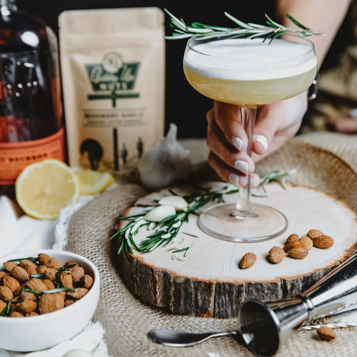 Giddy Up Nuts | Rosemary Garlic