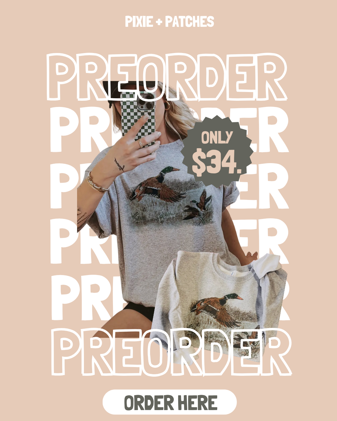 PREORDER | Retro Duck Scene Graphic