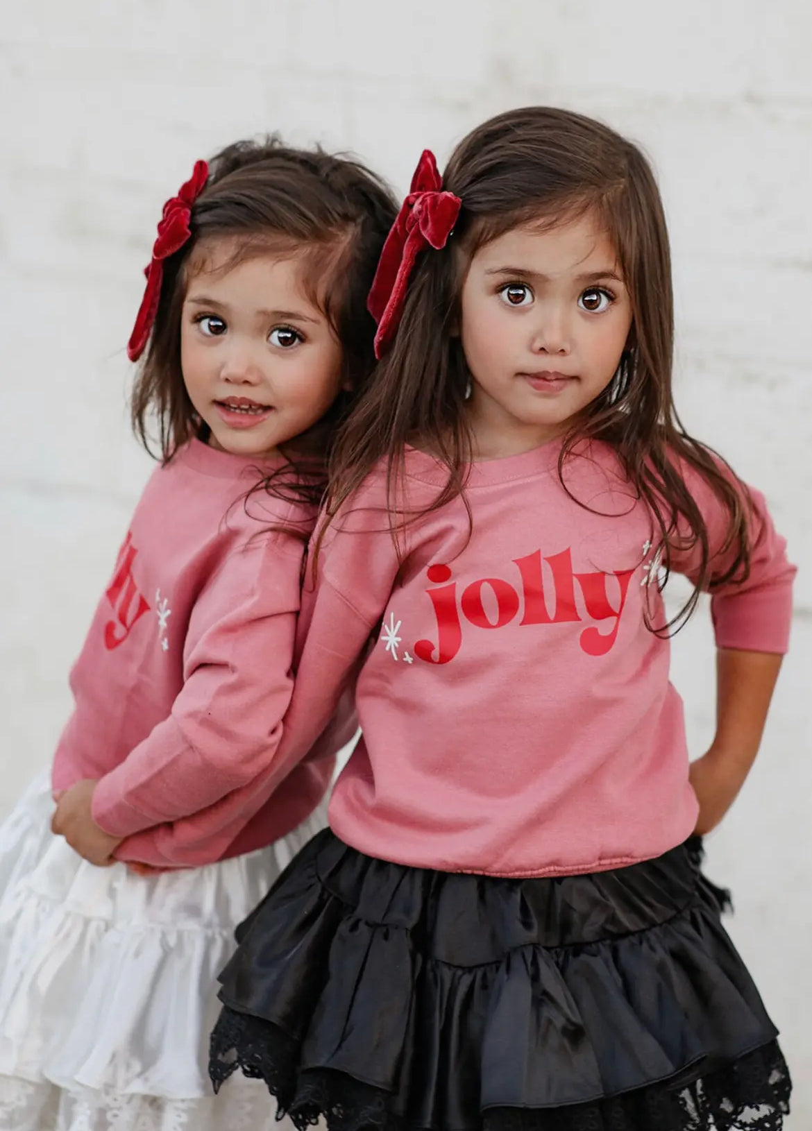 Holly + Jolly | Kids Christmas Sweatshirt