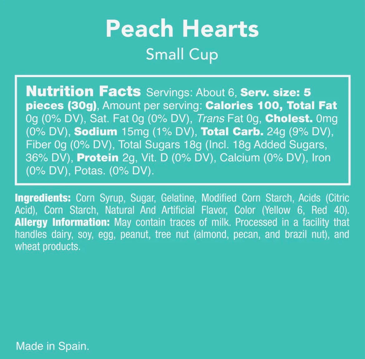 Candy Club | Peach Hearts