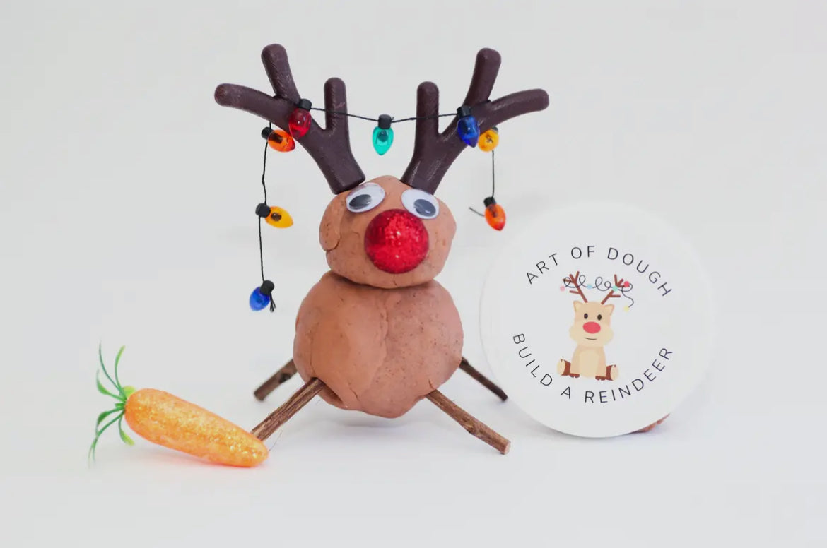 Art of Dough | Build a Reindeer Sensory Jar
