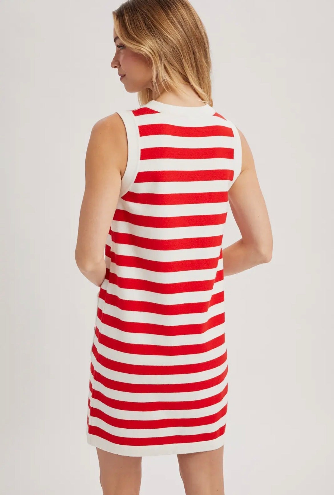 Red, White + You Pocket Dress