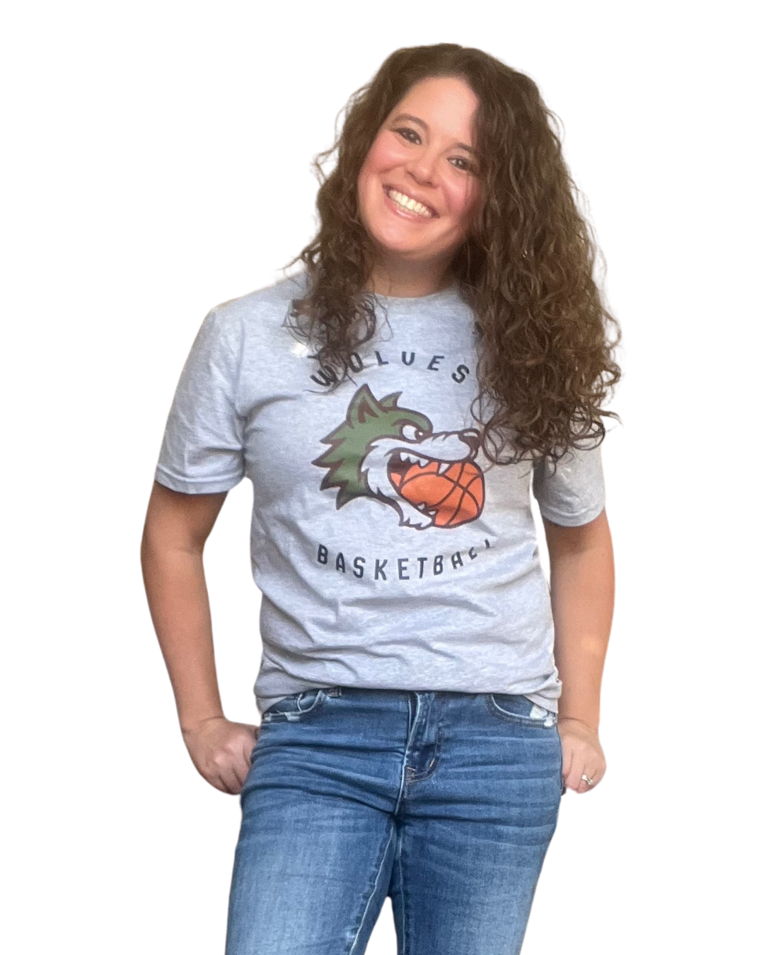 Vintage Wolves Basketball Tee