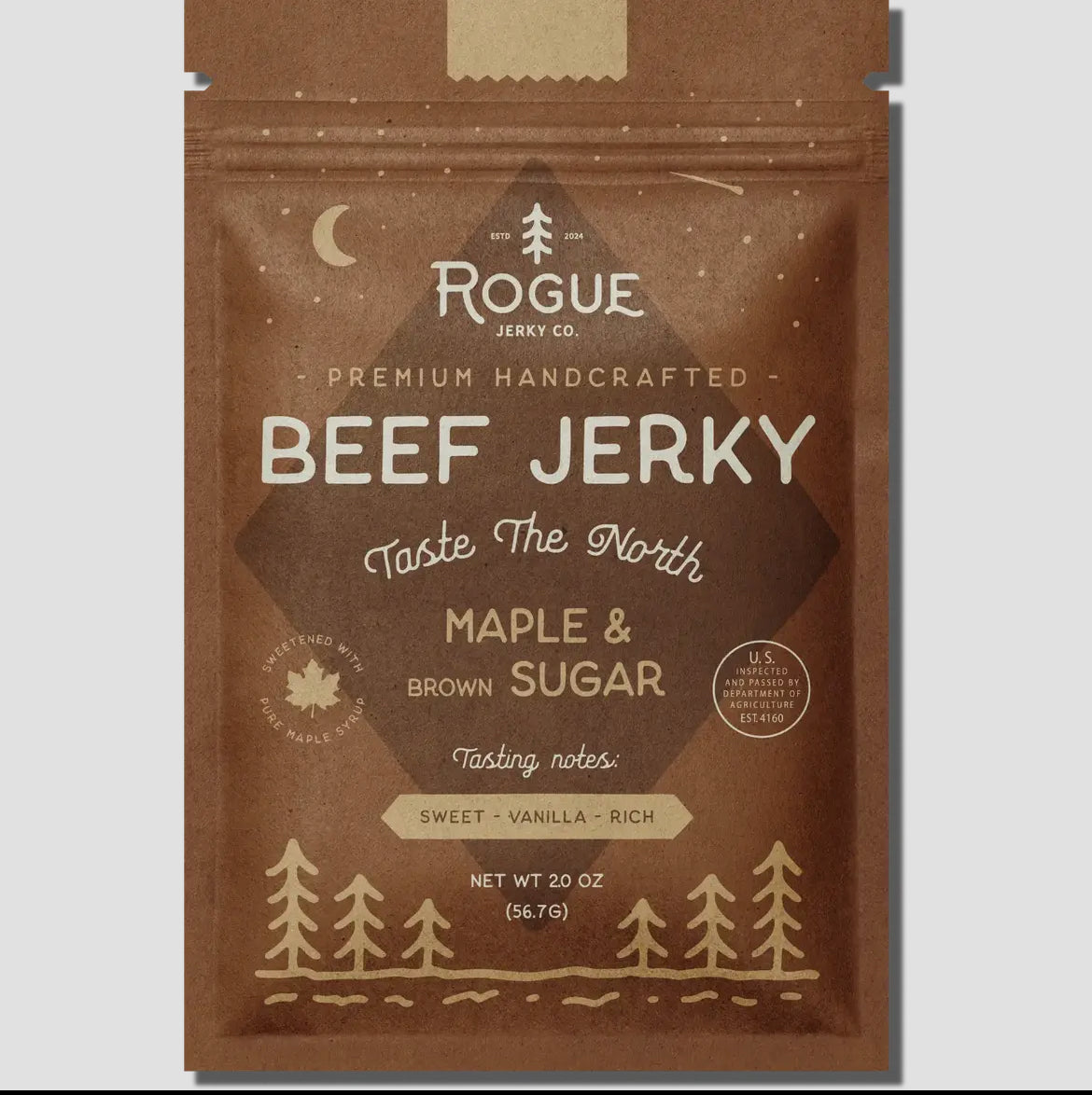 Maple + Brown Sugar Beef Jerky