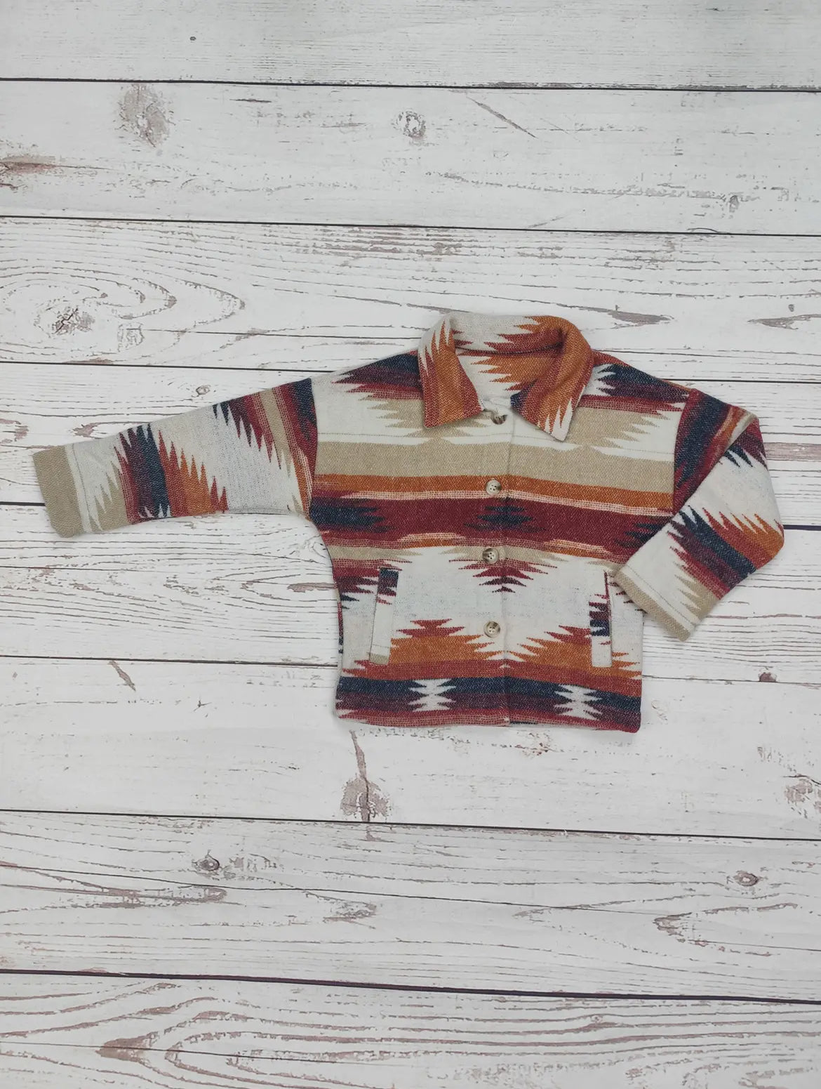 Toddler Aztec Jacket | Brown