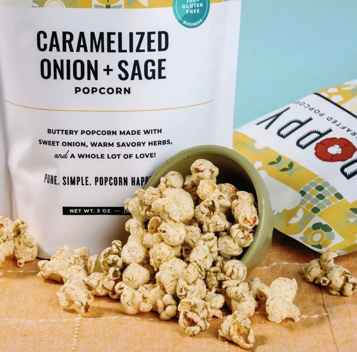 POPPY | *new* Caramelized Onion + Sage Popcorn