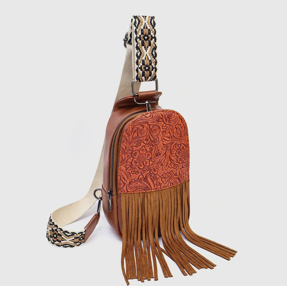 Western Fringe Sling Bag