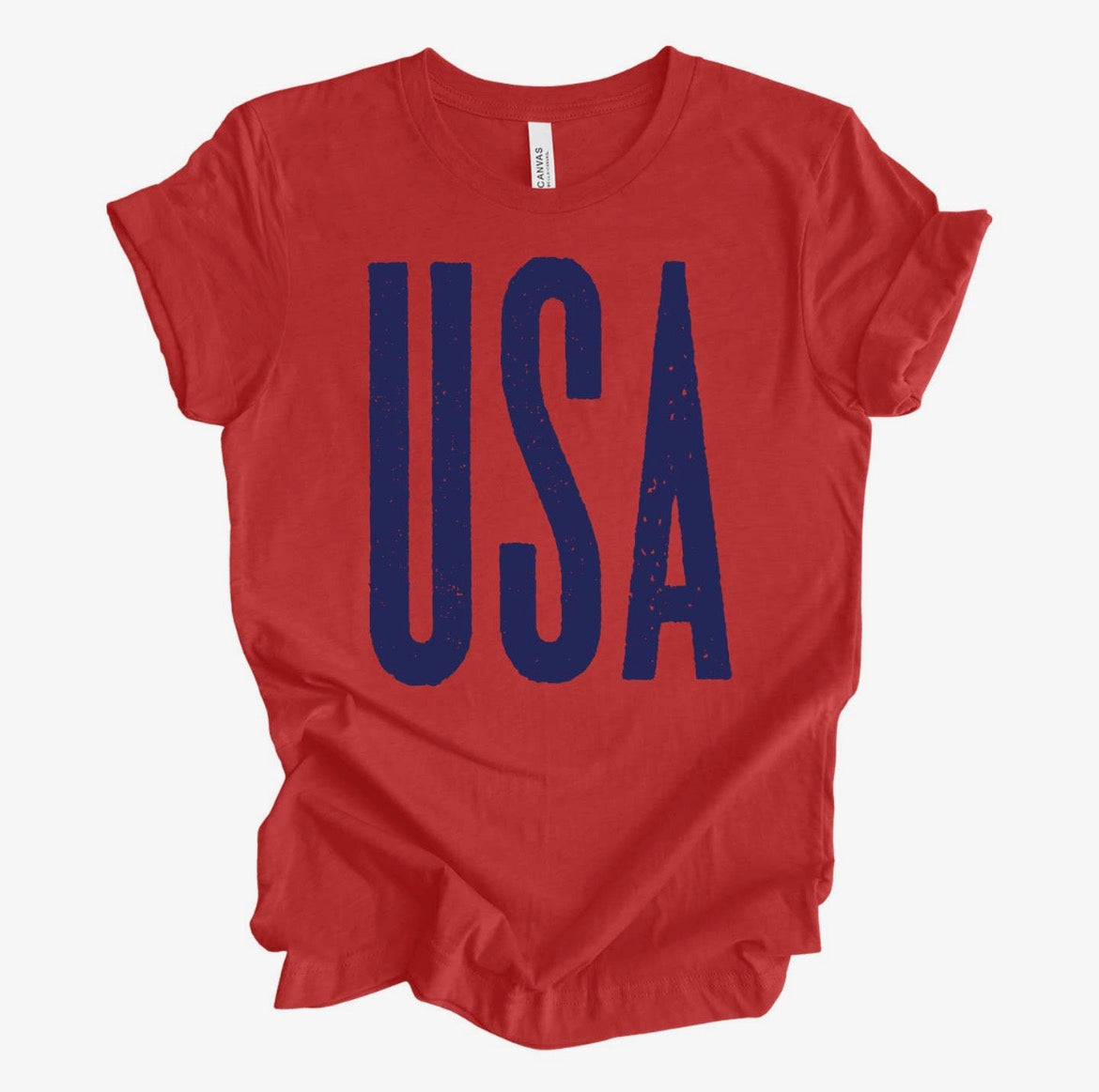 Red USA Graphic tee