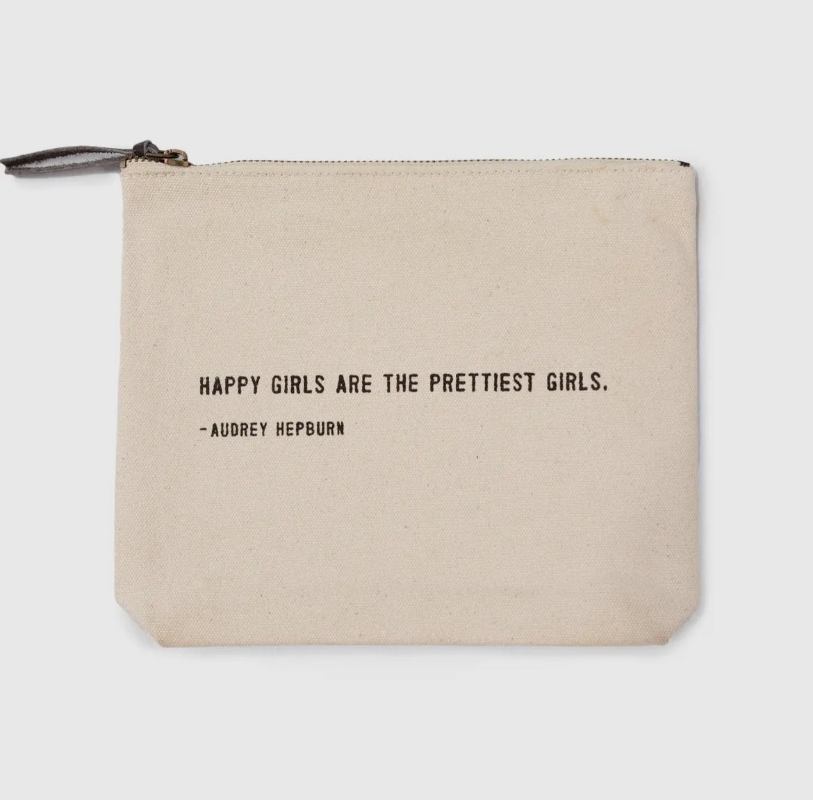Happy Girls | Audrey Hepburn | Canvas Zip Bag