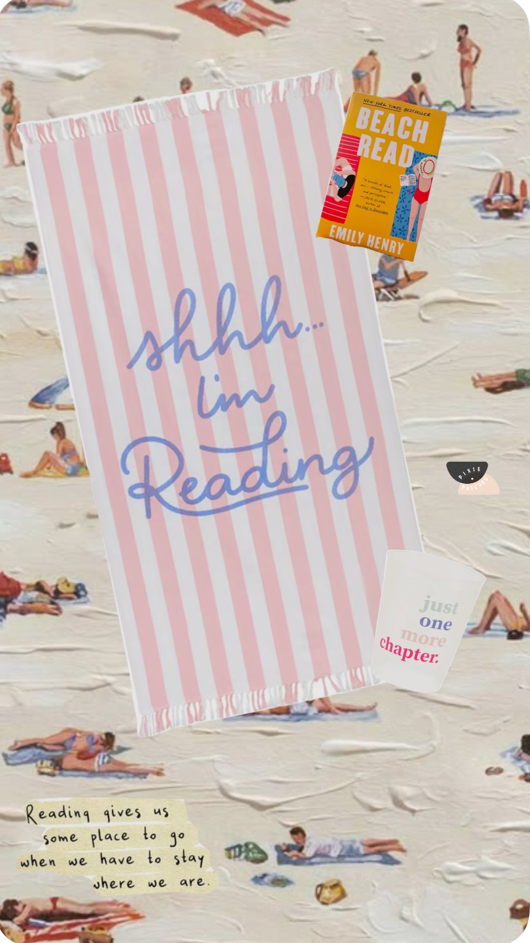 Book Club Beach Towel