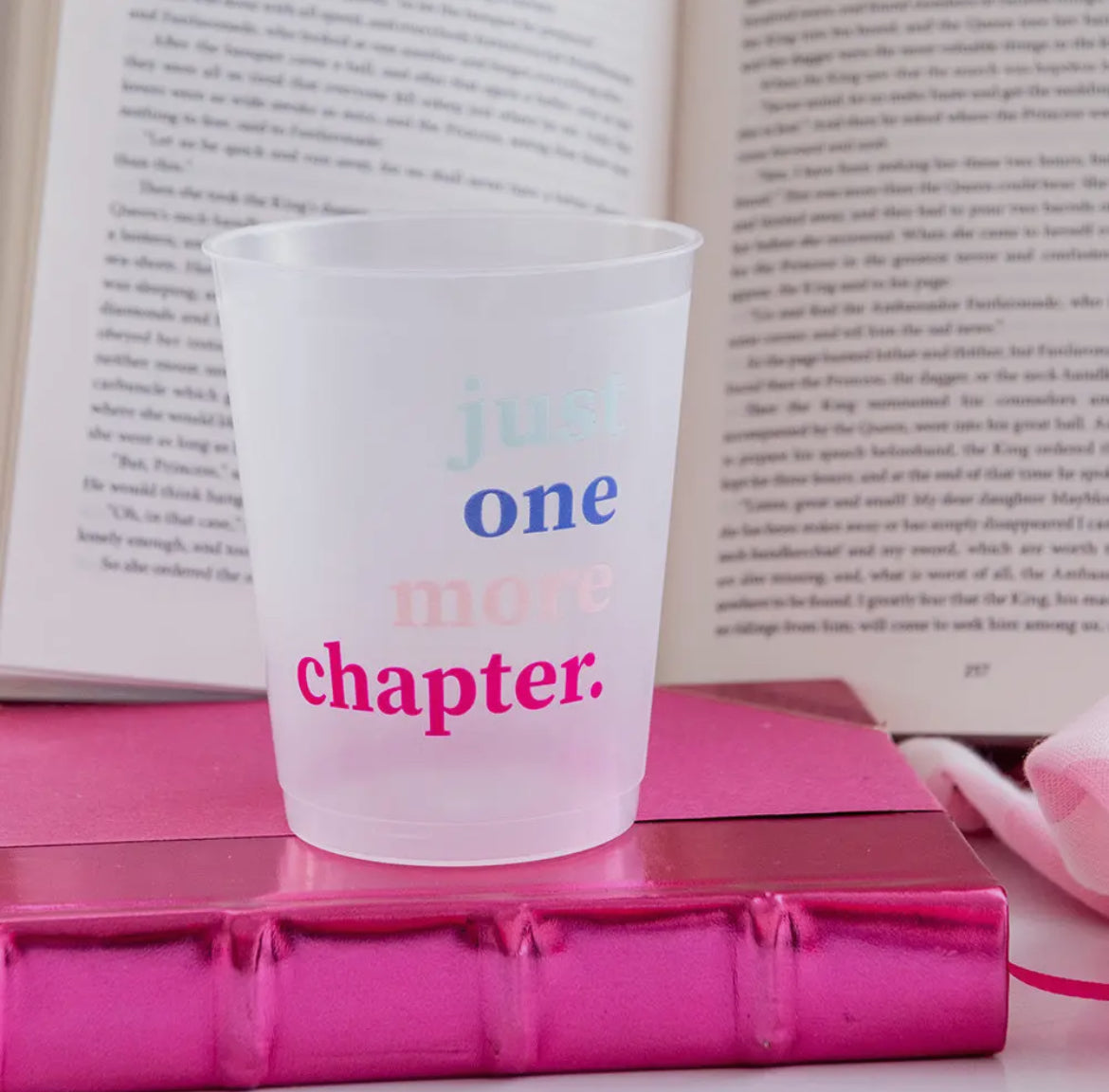 "Just One More Chapter" Flex Cups