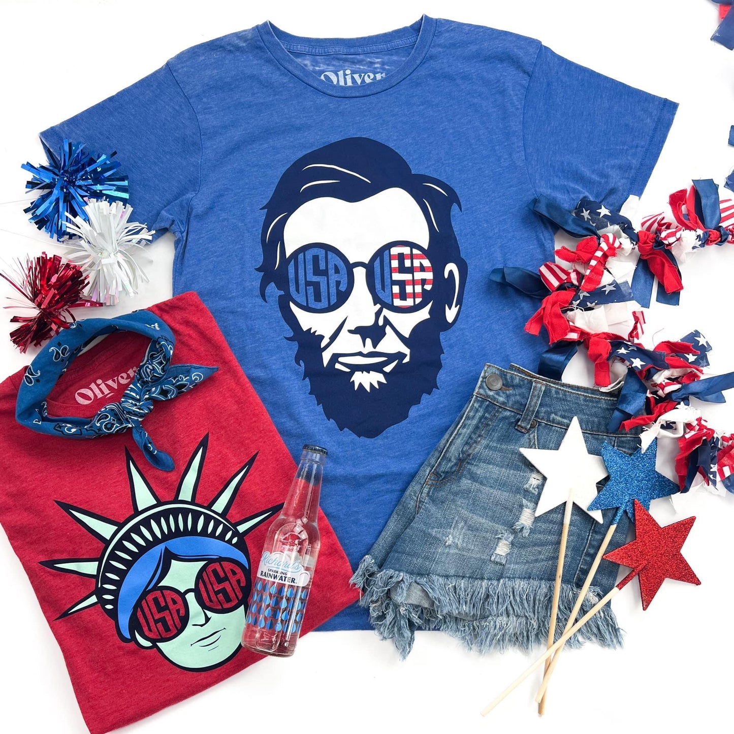 Lady Liberty Patriotic Tee