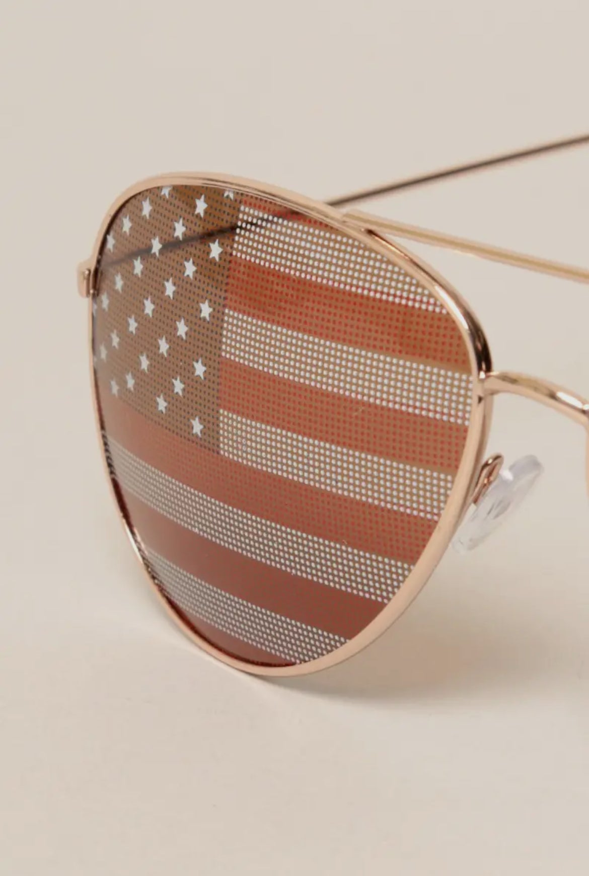 USA American Flags Aviator Sunglasses