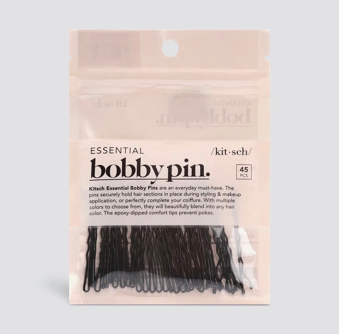 KITSCH | Essential Bobby Pins 45pc - Black