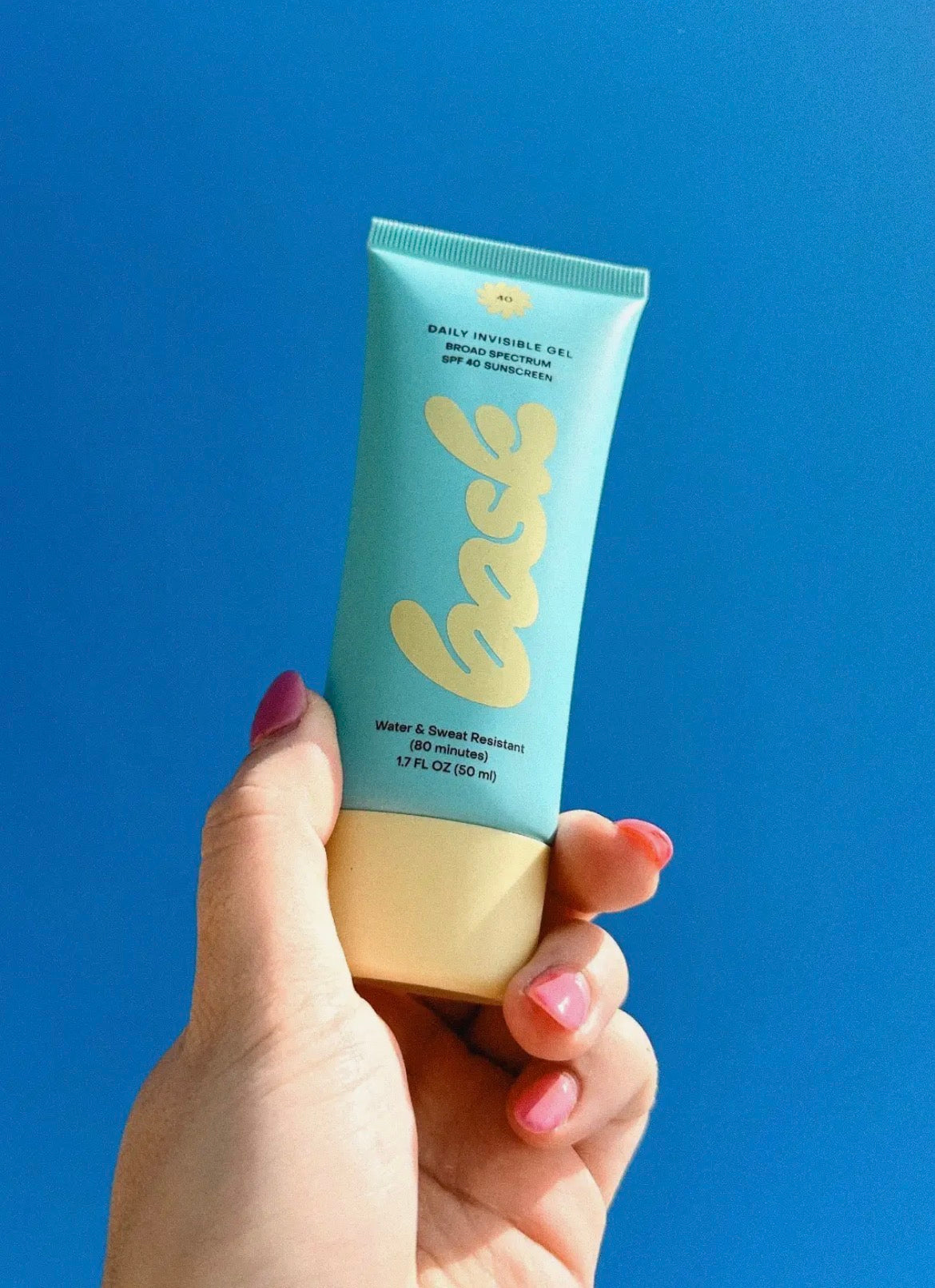 Bask | Spf 40 Daily Invisible Gel
Face Sunscreen