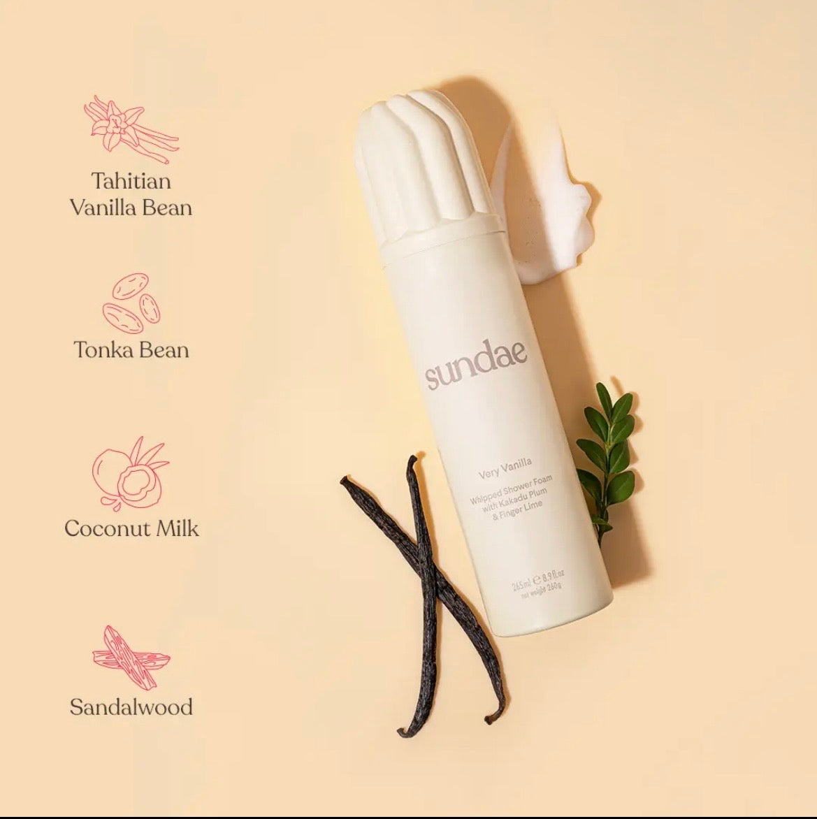 SUNDAE | Whipped Shower Foam Very Vanilla Body Wash