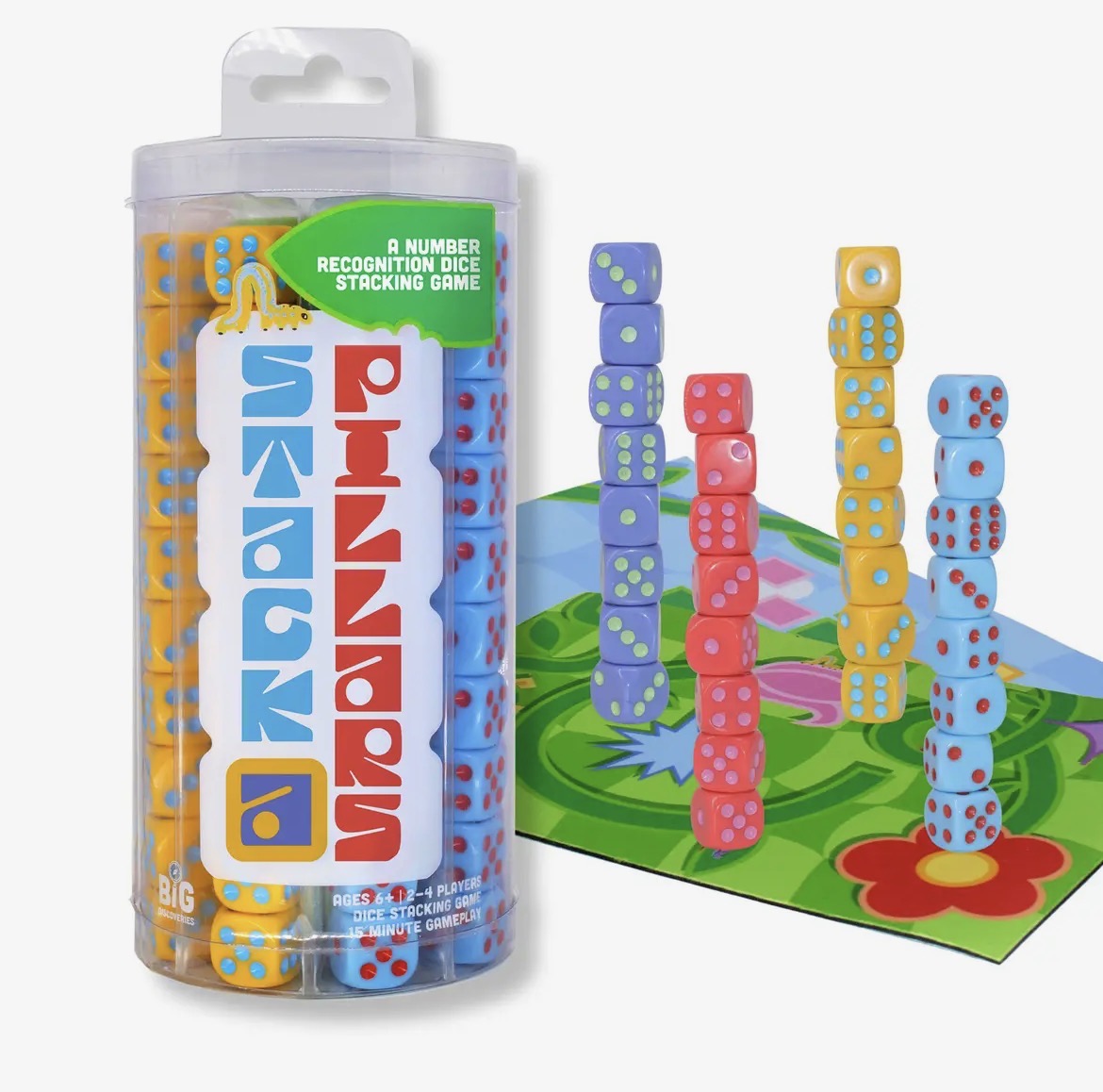 Stack-a-Pillars | Family Dice Stacking Game