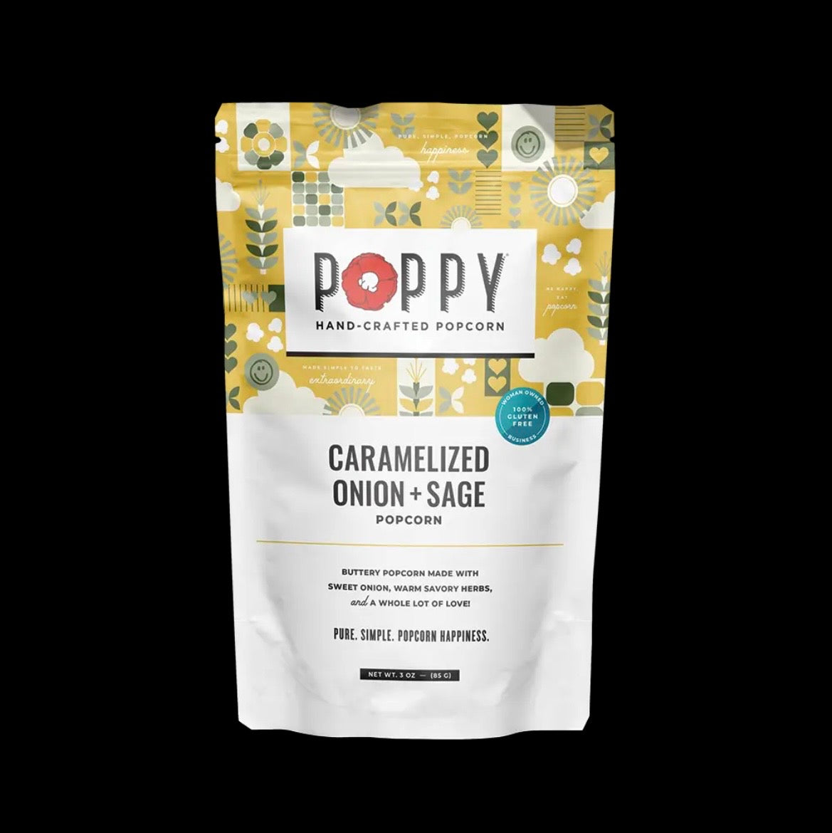 POPPY | *new* Caramelized Onion + Sage Popcorn