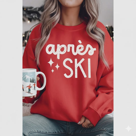 APRES SKI Winter Graphic Sweatshirt