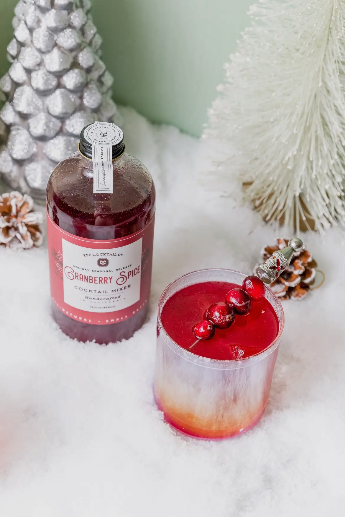 YES Cocktail Co. | Cranberry Spice Cocktail Mixer