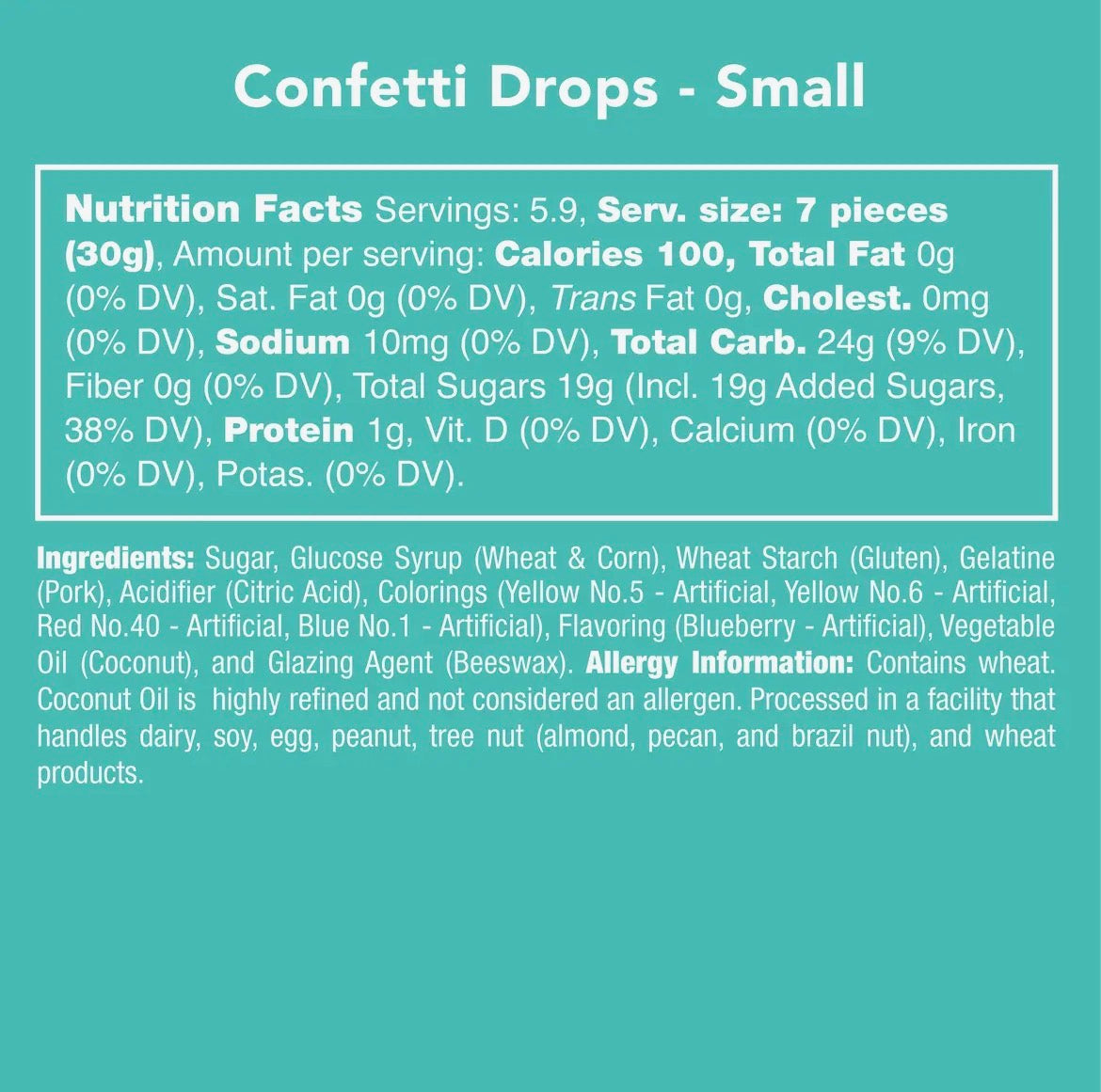 Candy Club | Confetti Drops