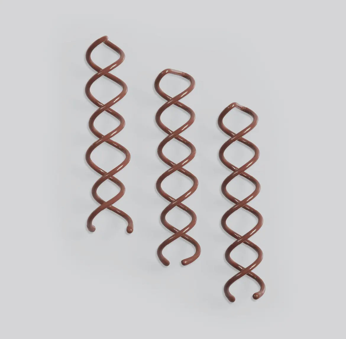 KITSCH | bun twist 3pc | brown