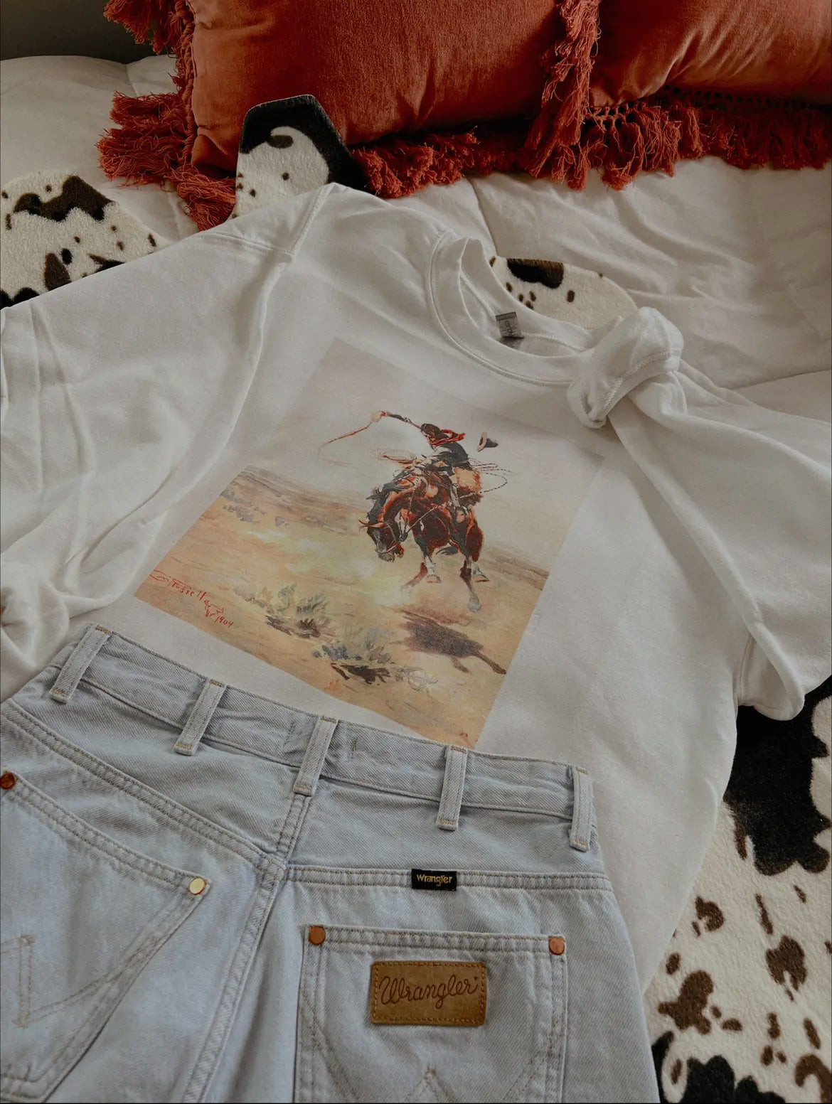 Buckin’ Cowboy Crewneck