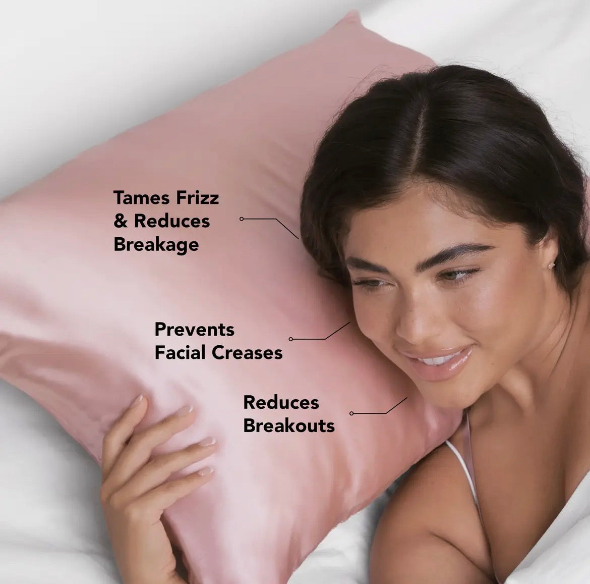KITSCH | Satin Pillowcase Standard - Blush