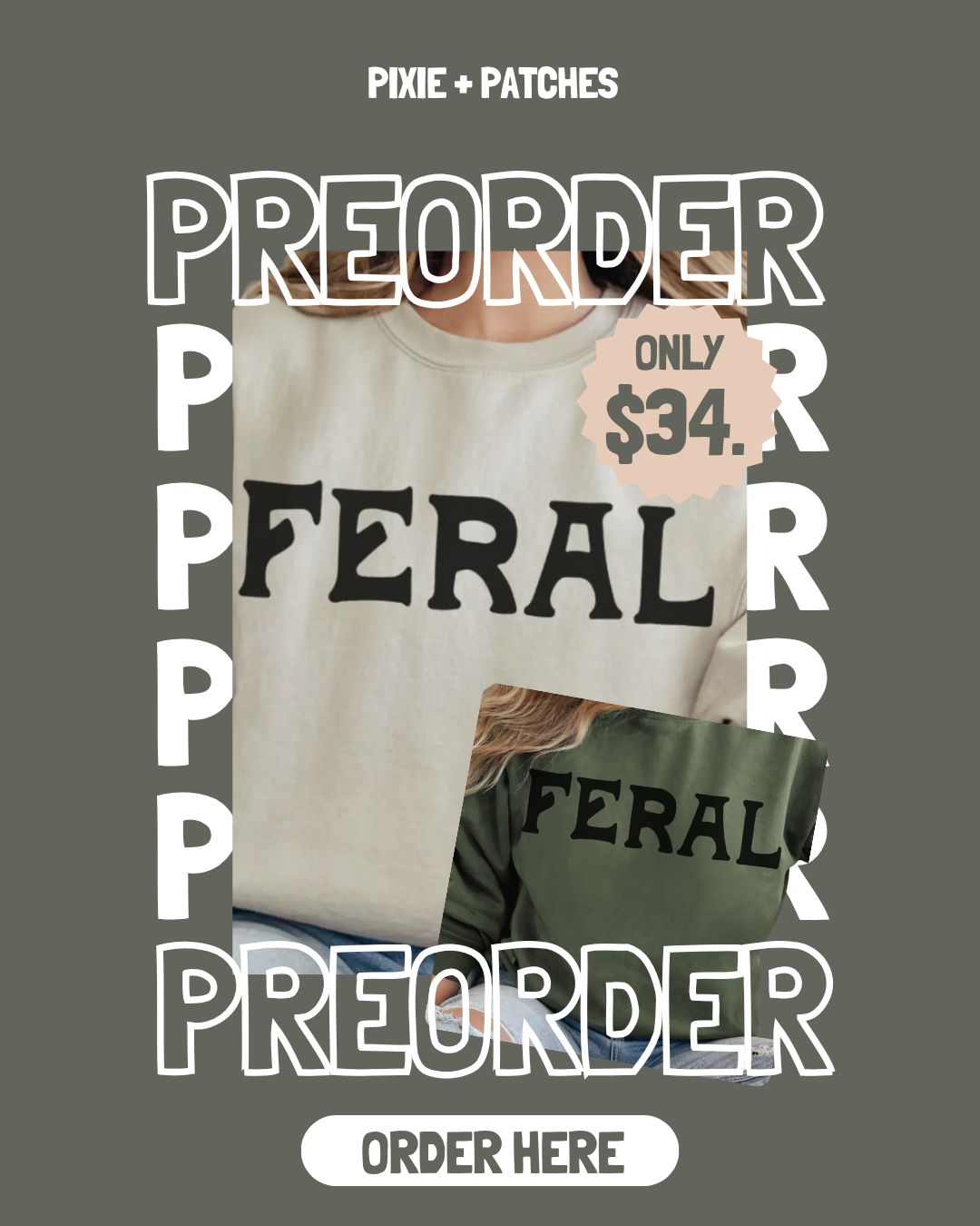 PREORDER | Feral Sweatshirt