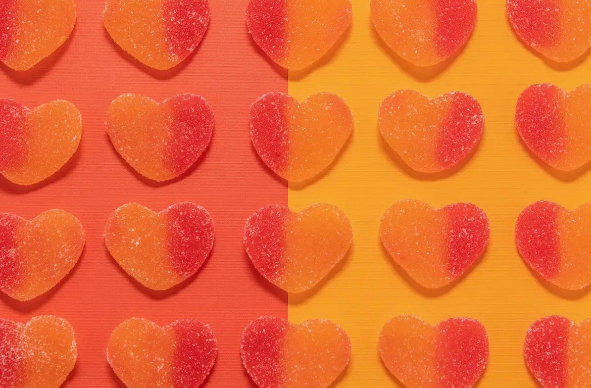 Candy Club | Peach Hearts
