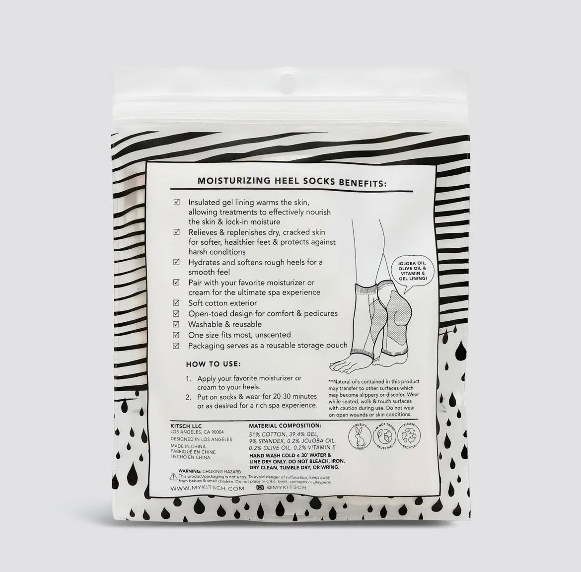 KITSCH | Moisturizing Heel Socks