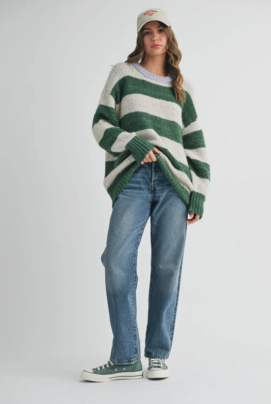 Mixtape Stripes Sweater