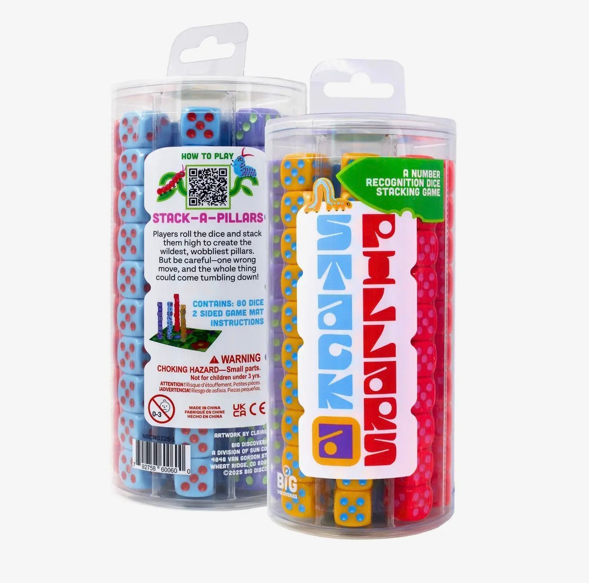 Stack-a-Pillars | Family Dice Stacking Game