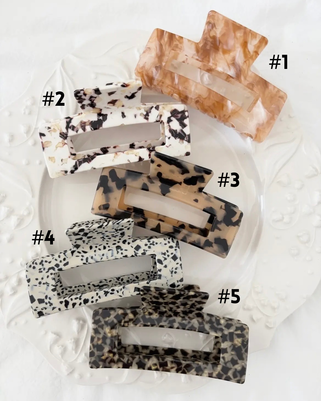 4” Neutral Hair Claw