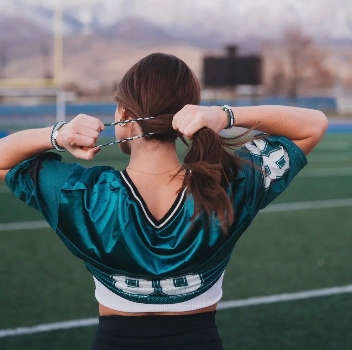 K’Lani | Gameday: Green. White. Black.