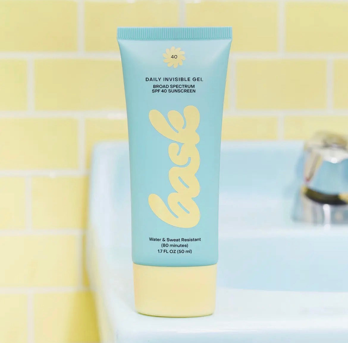 Bask | Spf 40 Daily Invisible Gel
Face Sunscreen
