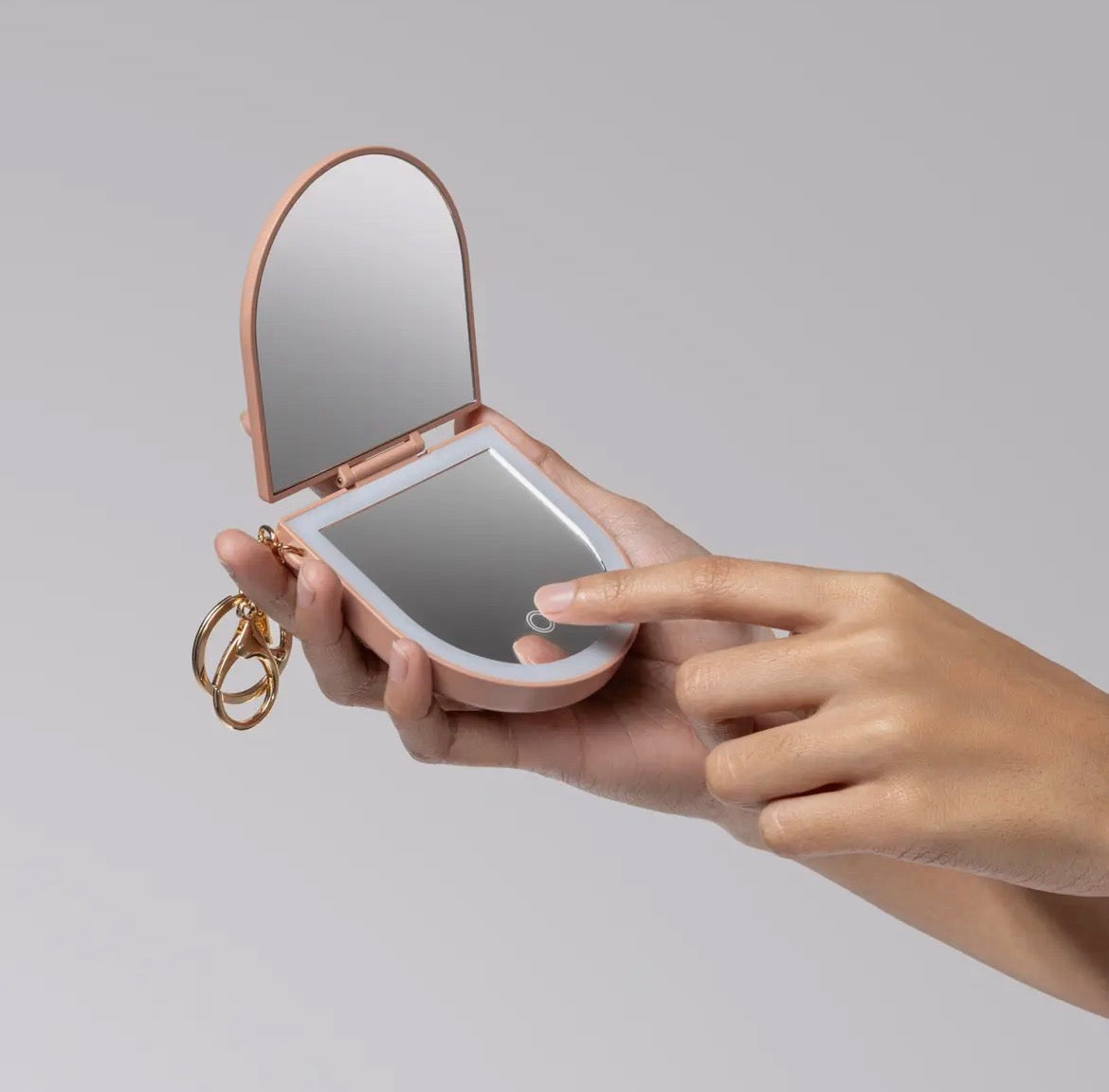 KITSCH | Terracotta Compact Mirror Keychain