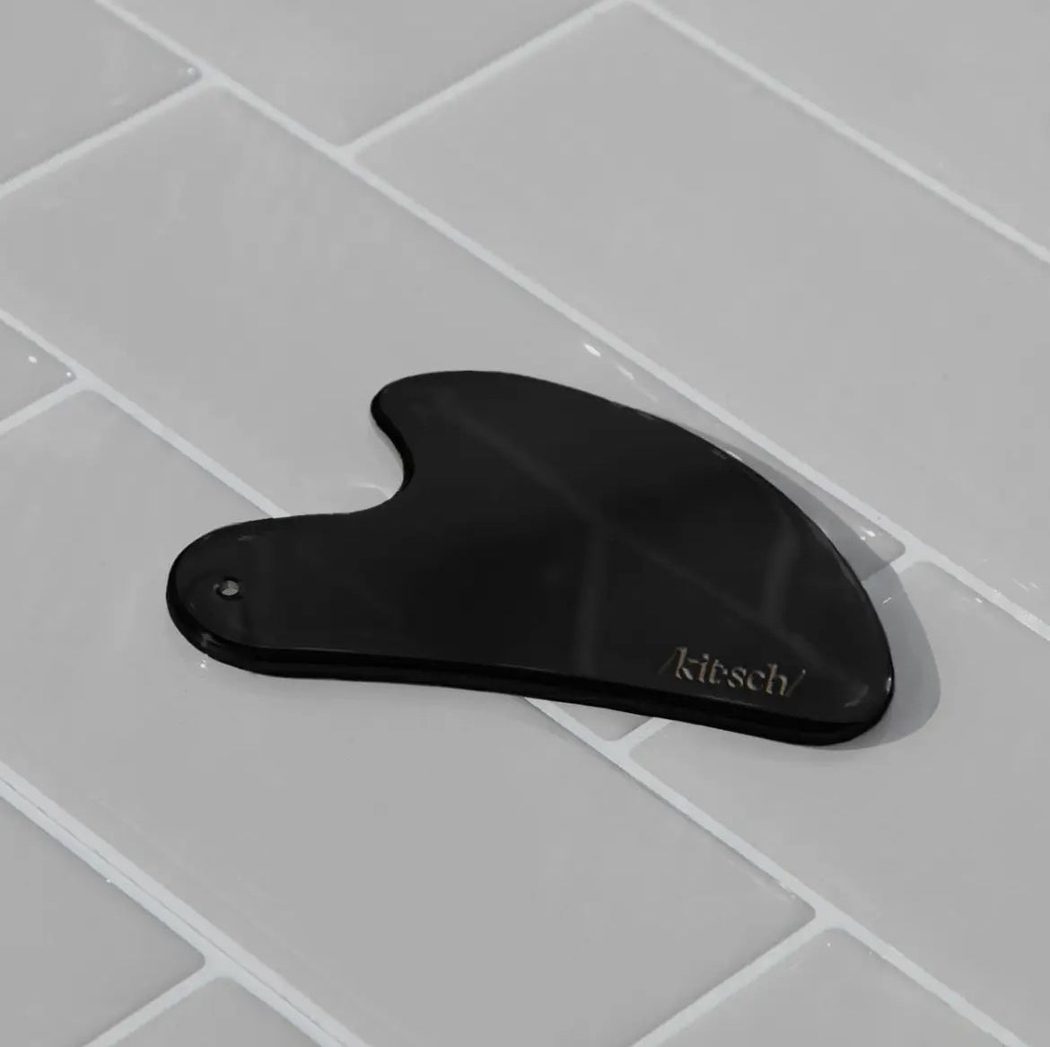 KITSCH | Stainless Steel Gua Sha | Matte Black