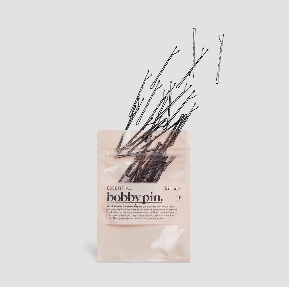KITSCH | Essential Bobby Pins 45pc - Black