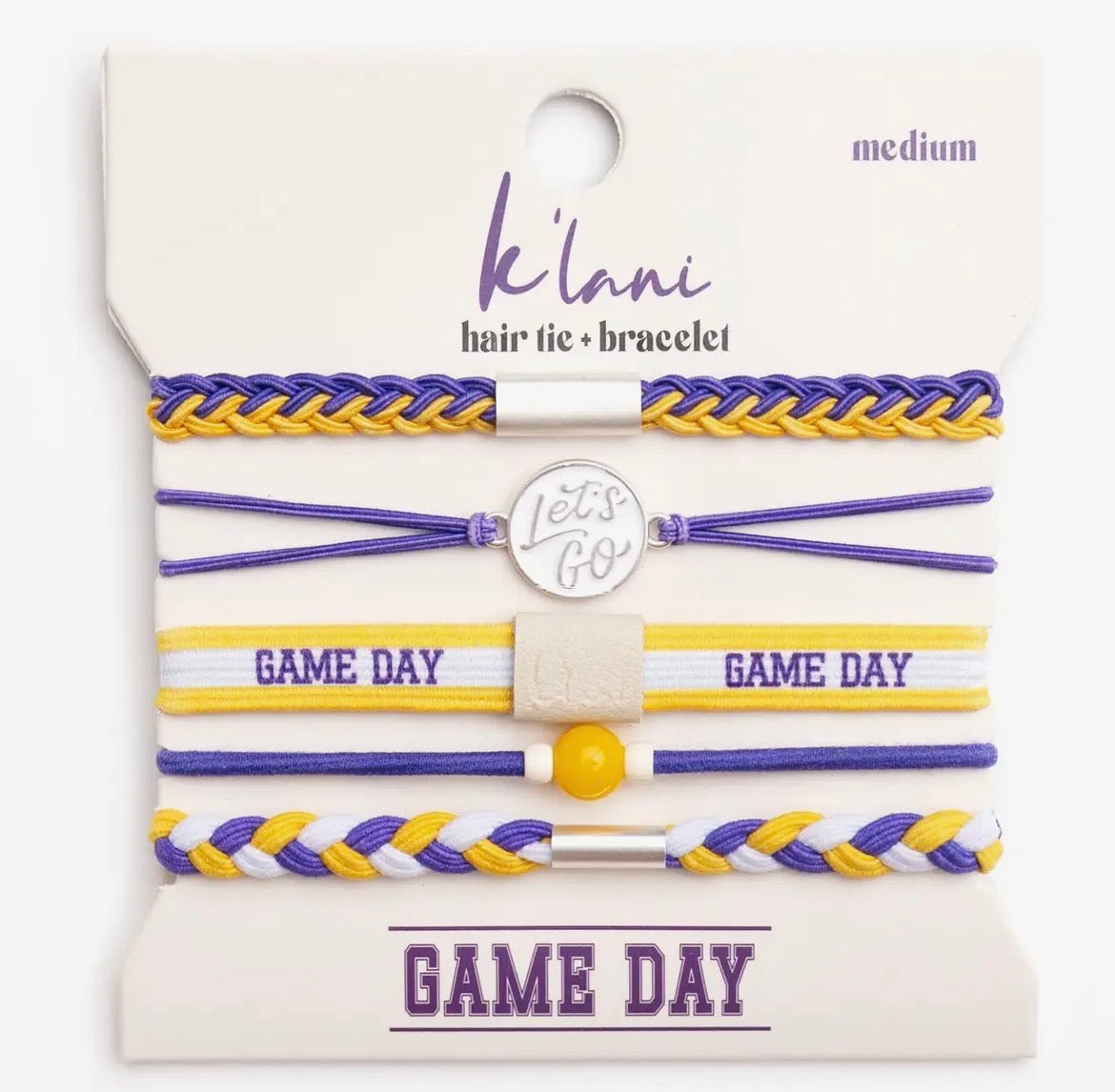 K’Lani | Gameday: Purple. Yellow. White.