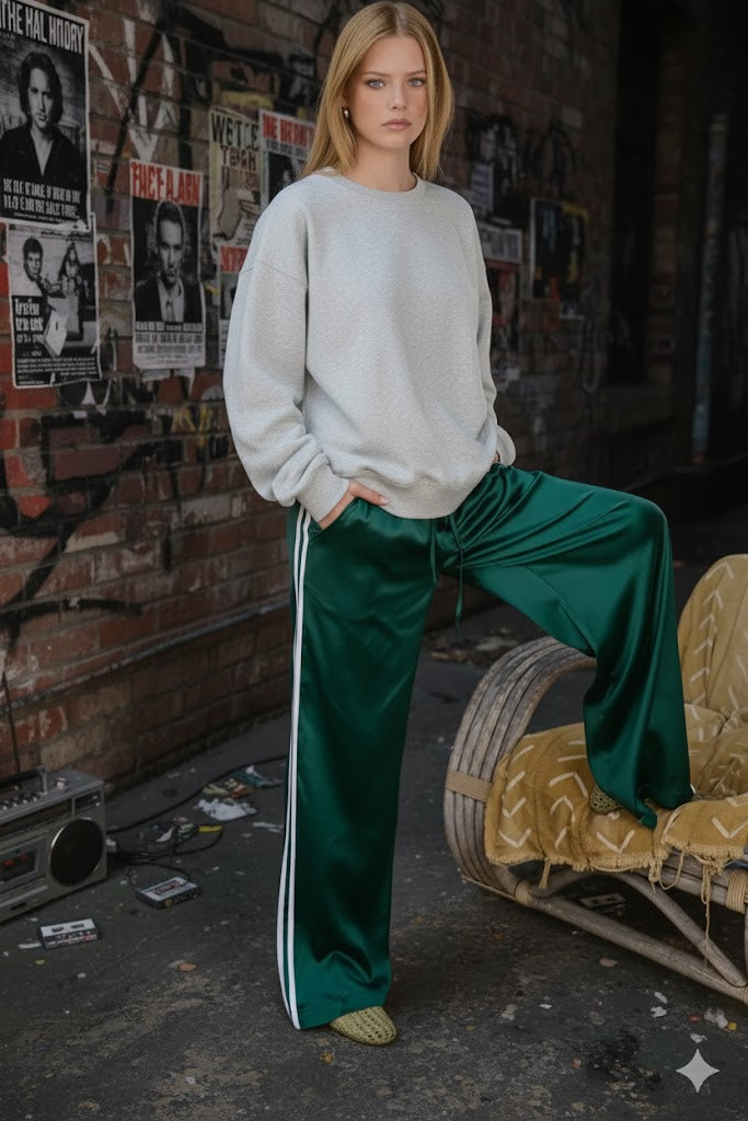 The “Sporty Spice” Satin Pant