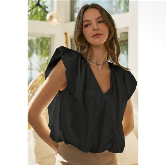 The Georgia Top | Black