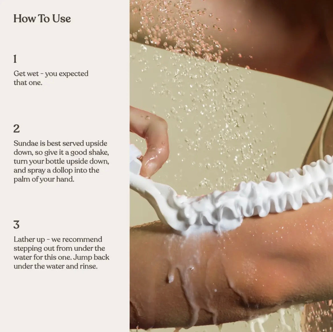 SUNDAE | Whipped Shower Foam Very Vanilla Body Wash
