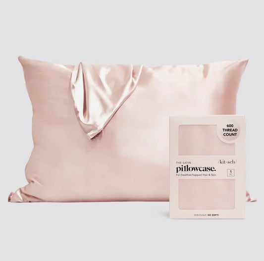 KITSCH | Satin Pillowcase Standard - Blush