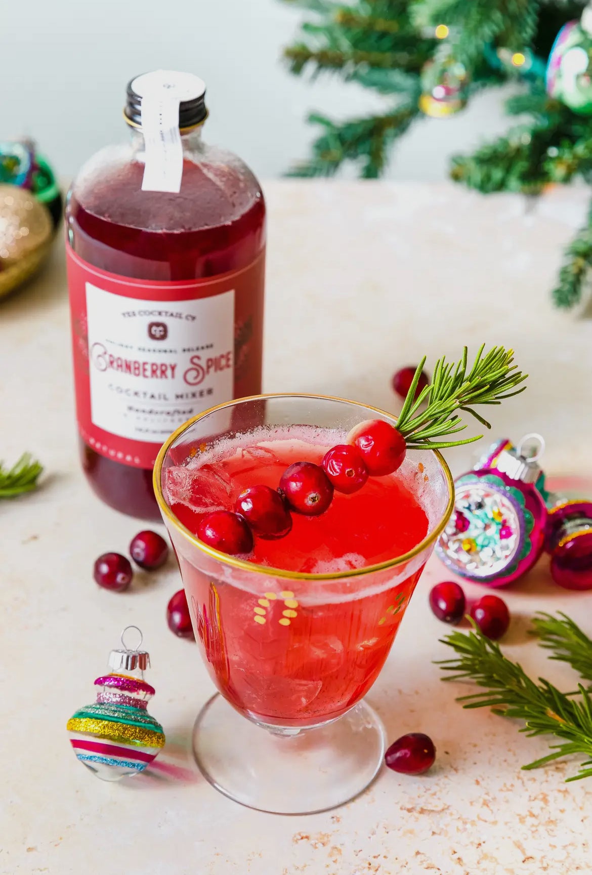 YES Cocktail Co. | Cranberry Spice Cocktail Mixer