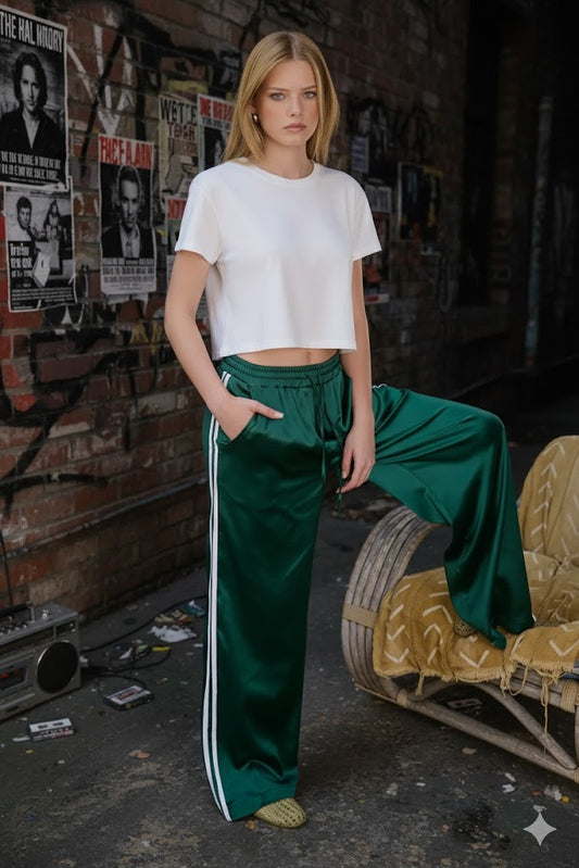 The “Sporty Spice” Satin Pant