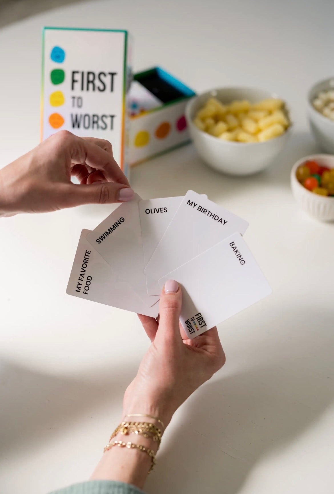 First to Worst | A Family + Friends Ranking Game