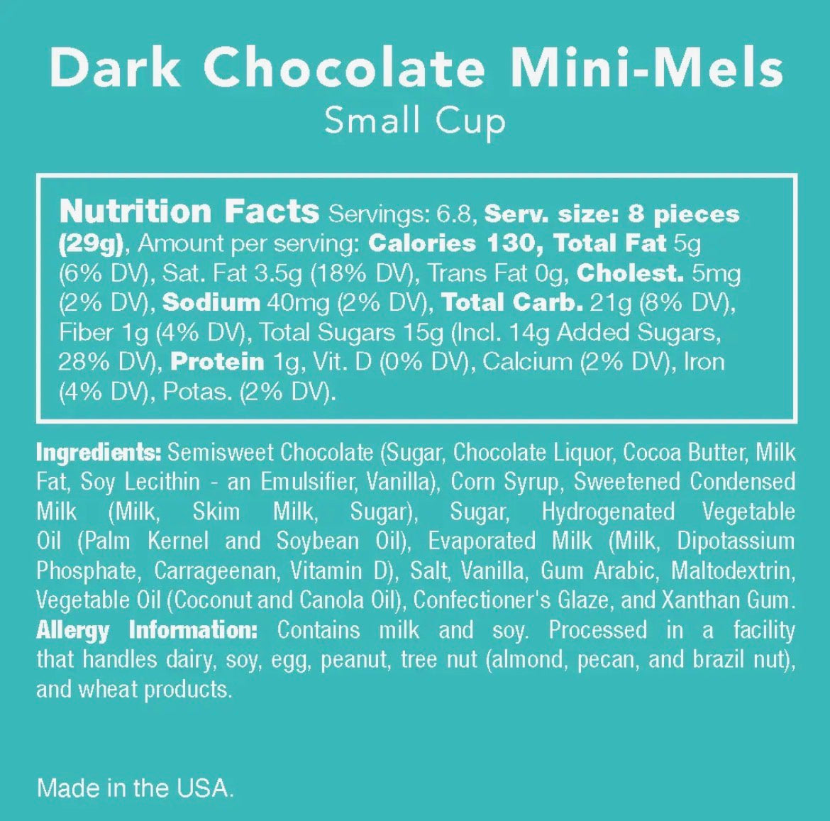 Candy Club | Dark Chocolate Mini-Mels
