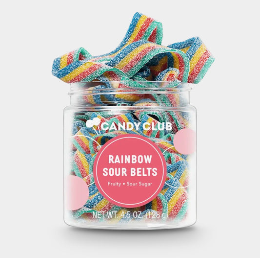 Candy Club | Rainbow Sour Belts