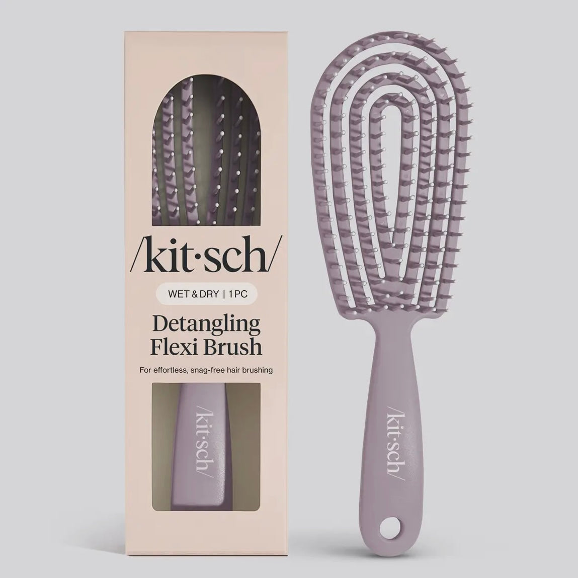 KITSCH | Detangling Flexi Brush - Soft Violet